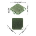 thumbnail image 4 of Unique Bargains 1 Pc Bath Brush Back Scrubber for Bathroom for Shower 5.39"x5.24"x1.57" Green, 4 of 6