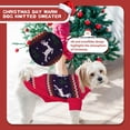 thumbnail image 4 of Suéter para Perro Queenmore de Punto Navideño para Perros XL, 4 of 7