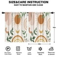 thumbnail image 2 of Blackout Kids Curtains,Orange Boho Sun, Moon and Plant Pattern Childrens Insulated Curtains Set Of 2,Bedroom Essentials,Toddler Room Decor 42x54in(106x137cm), 2 of 5