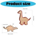 thumbnail image 5 of SDFGTstore Creative Dinosaur Wooden Decoration Ornament For Kids' Learning Environment, 5 of 11