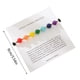 thumbnail image 4 of 7 Color Stone Beads Rope Bracelet Pull Pulsera Mujer Senior Sense Pulsera Joyería Regalo con Tarjeta, 4 of 7