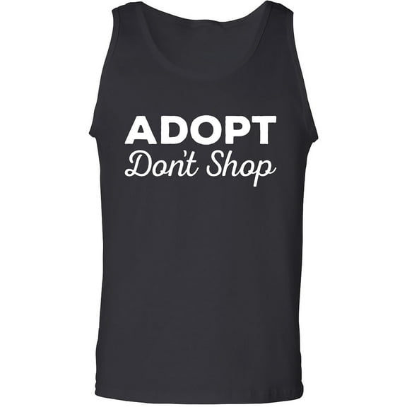 Adopt Don't Shop Adult Tank Top