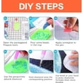 thumbnail image 2 of Adults' Floral Country Diamond Art Kit – "Principles" Daisy Diamond Mosaic Art Kit – Full 5D Decorative Gem Art Kit, 12x16 Inches (30x40 cm, Unframed),Libro, 2 of 7