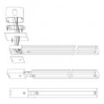 thumbnail image 3 of W.A.C. Lighting LTK-F4-454LEDWT/BK LED Pendant For L-Series Track, 3 of 3