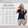 thumbnail image 3 of TEMOFON Womens Summer Tops Casual V Neck Tee Shirts Petal Sleeve Fashion Loose Blouses for Women Clothes Short Sleeve Shirts Dressy Tunic Tops, 3 of 7
