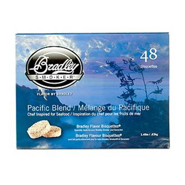 Bradley Fumeur BTPB48 Pacifique Mélange Bisquettes 48 pack