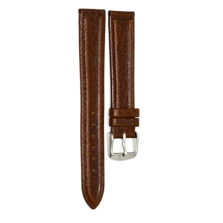 12mm xl dark brown distressed tunneled leather watch band swiss army
