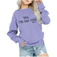 thumbnail image 2 of Elainilye Fashion Girls Crewneck Oversized Sweatshirt Kids Long Sleeve Pullover Tops Baby Sweatshirt Sizes 1-12Y,Purple, 2 of 7