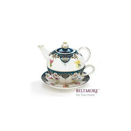 Vanderbilt Porcelain Duo Teapot Tea For One From Biltmore House