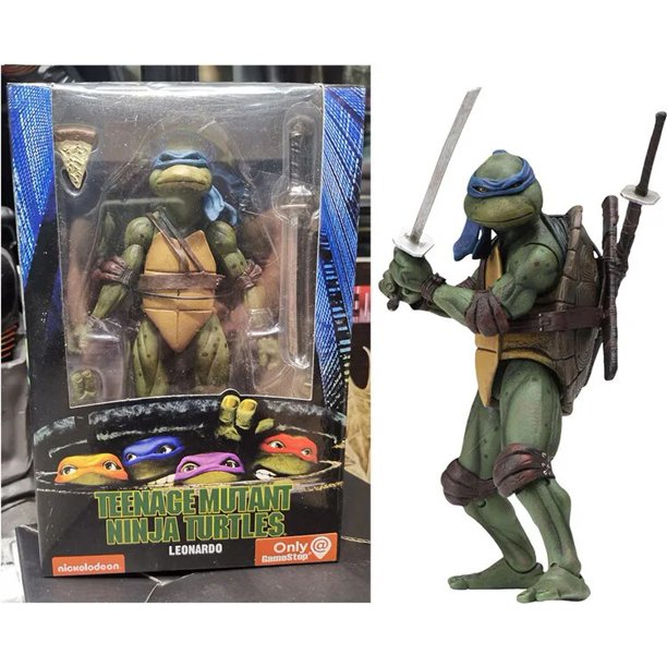 TMNT-figuras de Tortugas Ninja Mutantes adolescentes, juguete de edición limitada, muñeca móvil de 7 pulgadas, modelo de títere de mano, 1990 LIUWENJING unisex