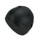 thumbnail image 1 of Gorro de natación geométrico impermeable de silicona negro de 1 pieza, 1 of 5