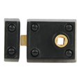 thumbnail image 1 of Revestimiento en polvo negro Rim Latch A29, pequeño, resistente, de hierro fundido, 1 of 4