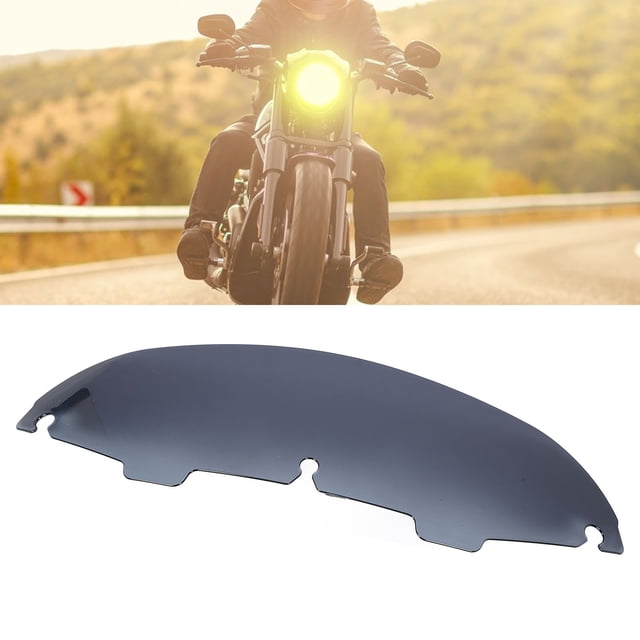 Motorcycle Windshield Extender,Motorcycle Windshield Extension Enhanced Safety Reduce Noise Sporty Look Extended Windscreen Spoiler Motorcycle