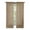 Coffee, variant on Sheer Curtains for Living Room - Privacy Linen Fabric Curtains Farmhouse Country Curtains for Patio Door Bedroom Bay Window, W 40 x L 78 inch, 2 Panels