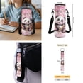 thumbnail image 6 of Jeiento Cherry Blossom Panda Backpack Set Girls Lunch Bag Pencil Case Water Bottle Sleeve Keychain 5-Piece 17 inch Lightweight Bookbag for Elementary Middle School 3rd-6th Grade Kids Age 8-10 & 10-12, 6 of 8