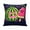 E002- Color B, variant on Halloween Decorations for Home, Couch Pillow, Home Decorations, Halloween Throw Pillow, 18X18 Inch Breathable Linen Spooky Tropical Ghost Face Fruit Print Throw Pillow Cover,