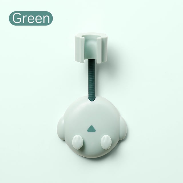 Ganfancp Soporte de Ducha Sin Punzón Ganchos de Baño Base de Ducha Asiento Fijo Colgador de Baño Clip Ofertas Del Día 1X Soporte de Ducha