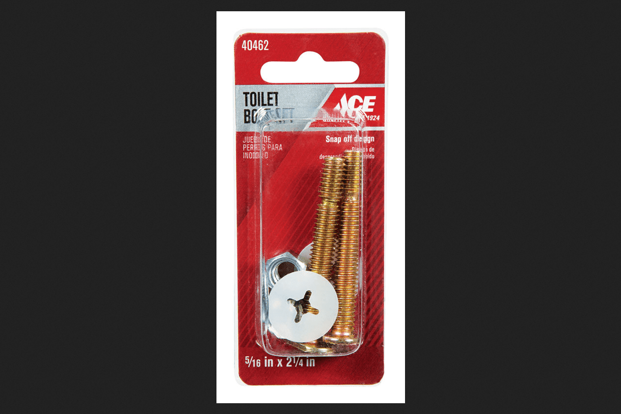 Ace Toilet Bolt Set 5/16 in. H x 21/4 in. L Brass