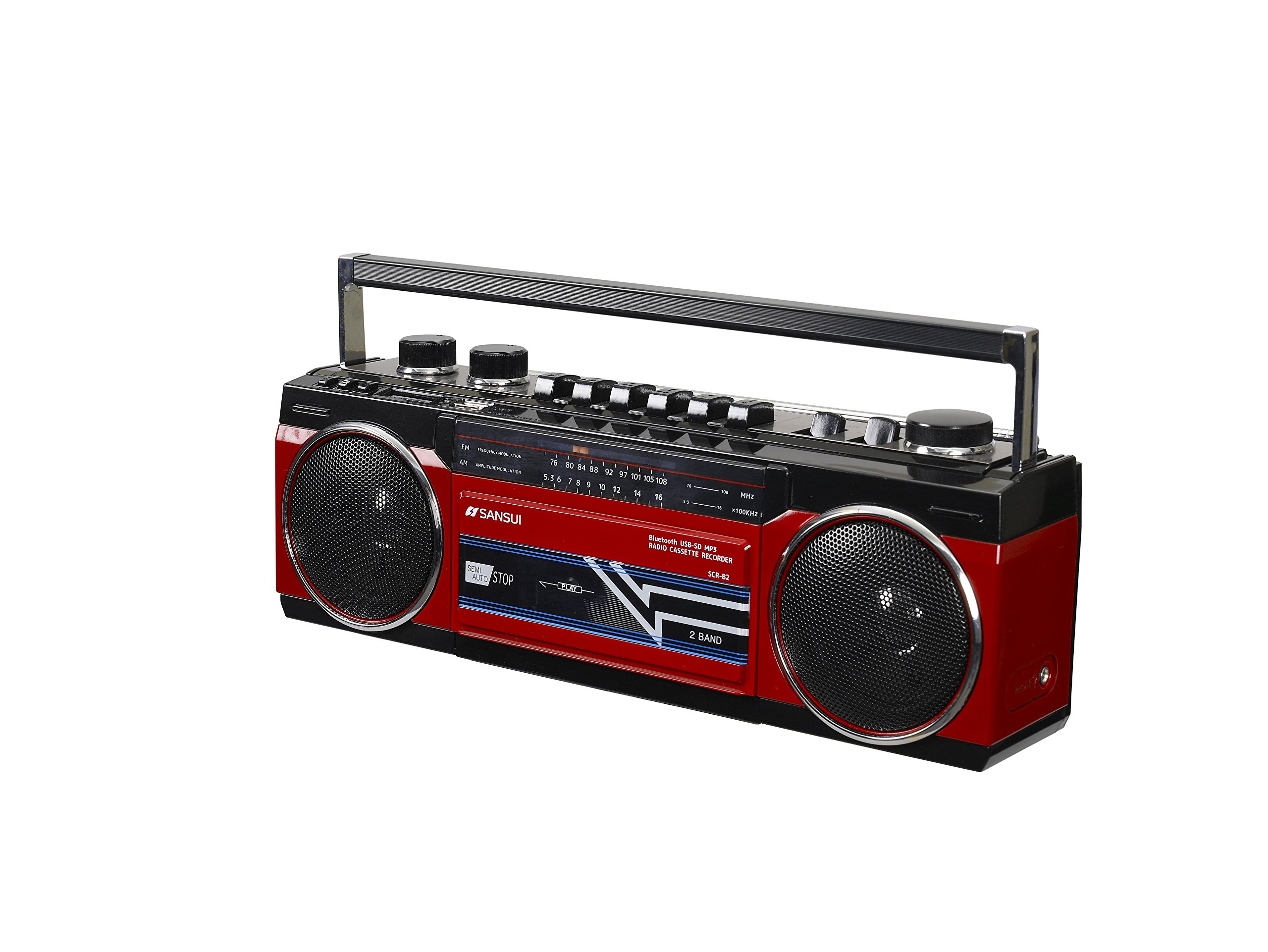 Buy SANSUI Bluetoothequipped radio cassette player [USB / SD card MP3 playback compatible] SCR