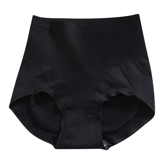 LNWUY Tummy Control Shapewear Panties for Women High Waisted Body Breathable Shaper Underwear Girdle Panty Black Free Size