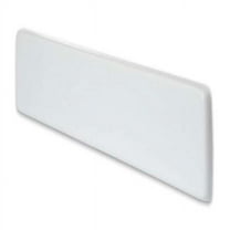 Arstar Cultured Marble White 22" x 1" Bathroom Side Splash