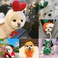 thumbnail image 2 of comerut Autumn Winter Carrot Banana Fog Dog Puppy Drawstring Hoodie Pet Warm Clothing, 2 of 8