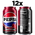thumbnail image 2 of Pepsi Zero Sugar Soda Wild Cherry & Cream 12 fl oz, 12 Count Cans, 2 of 5