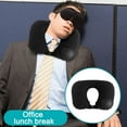 thumbnail image 4 of PVCS Protable Soft U-Shape Travel Cushion Car Inflatable Neck Protectio, 4 of 5