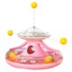 thumbnail image 1 of Tocadiscos Para Gatos, Juguete Con Fugas De Comida, Alimentador Lento Para Mascotas Con Divertidas Bolas Giratorias, Juguete De Pista Para Gatos, Dispensador De Comida Multifuncional Y Juguete Minnieouse PT001632-01, 1 of 6