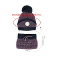 thumbnail image 3 of Dyfzdhu Women USB Heating Warm Knitting Heating Hat Scarf Suit Pink, 3 of 8