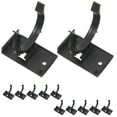 thumbnail image 5 of WEUVEB Cabinet Toe Kick Black Plastic Clips for Fixing, Easy Install, Durable, Water Resistant, 12Sets, 5 of 8