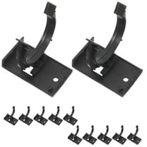 12 Sets Kitchen Kick Board Plinth Clips Kickboard Extension Black