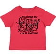 thumbnail image 3 of Inktastic Inspirational Quote In a World You Can be Anything be Kind Boys or Girls Toddler T-Shirt, 3 of 5