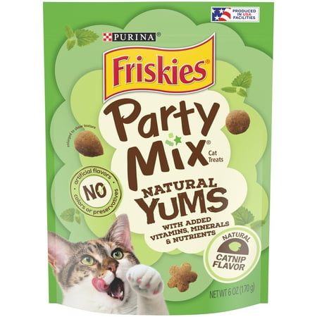 UPC: 0050000500710 | Purina Friskies Party Mix Catnip Flavor for Cats 6 oz Pouches (6 Pack)