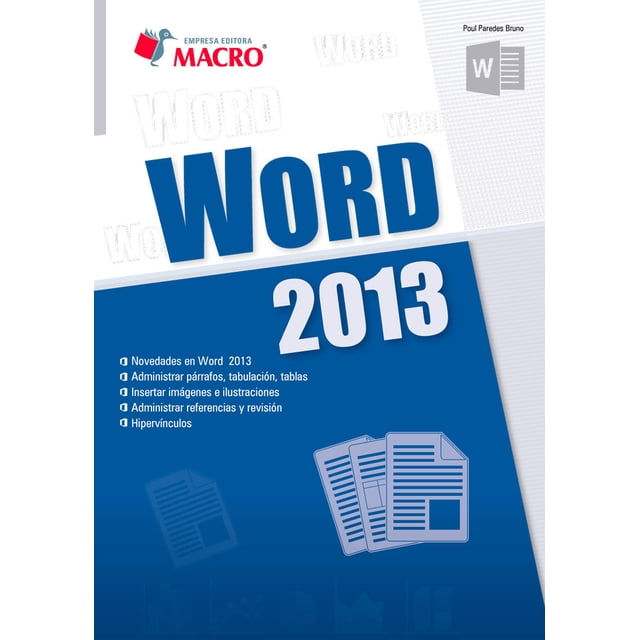 WORD 2013 ALFAOMEGA GRUPO EDITOR POUL PAREDES BRUNO