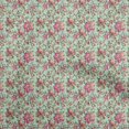 thumbnail image 1 of oneOone Viscose Jersey Mint Green Fabric Floral Craft Projects Decor Fabric Printed By The Yard 60 Inch Wide, 1 of 5