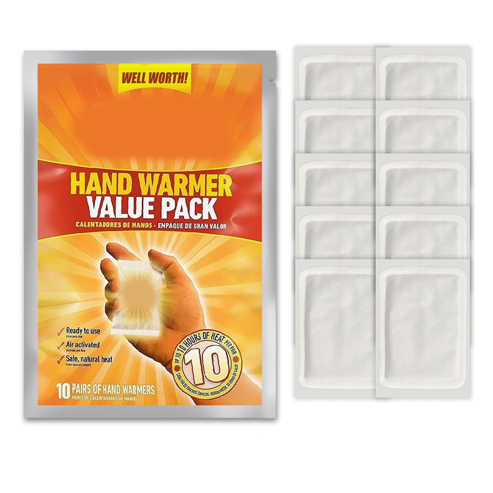 VALINK Self Adhesive Hand Warmer Natural Lasting Heat Patch