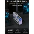 thumbnail image 4 of Laptop External GPU Enclosure Dock Station, External GPU Dock Station M.2 Nvme SSD Interface Efficient Data Transmission  for OS X 10.13.4 and Later, 4 of 7
