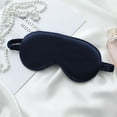 thumbnail image 2 of Unisex Mulberry Silk Sleep Eye Mask Buttery Soft Travel Eyeshade Nap Cover Breathable Skin-Friendly Eye Patch Natural Temperature Regulation Sleep Aid, 2 of 3