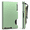 Green, variant on Slim Metal Card Holder Wallet for Women, RFID Blocking Minimalist Aluminum Front Pocket Wallet with Money Clip, Green
