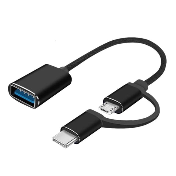 ANXPTIME Metal USB C Type C Male to USB3.0 Female OTG Data Sync Data & Charging Cable