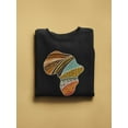 thumbnail image 2 of African Map Traditional Pattern Sweatshirt Women -Image by Shutterstock, Female 3X-Large, 2 of 4