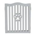 thumbnail image 4 of Trimate Wooden Free Standing Pet Gate for Small Dogs and Cats, Grey, 4 of 11