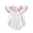 White, variant on Krdevn Girls Fly Sleeve Strawberry Embroider Romper Bodysuits,6-12 Months