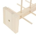 thumbnail image 4 of Esquirla Shop Home Durable Wooden Sunglass Display Stand Racks Glasses Storage Shelf Single Line for 3 Pairs, 4 of 8