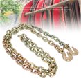thumbnail image 4 of Double Hook Tow Chain, Electroplating Process 3 Meter 10FT 3/8 Inch Specification Towing Chain  for Ports Mining Activities, 4 of 7