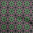 thumbnail image 1 of oneOone Georgette Viscose Green Fabric Asian Tile Star Craft Projects Decor Fabric Printed By The Yard 42 Inch Wide, 1 of 4