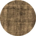 thumbnail image 1 of Ahgly Company Indoor Round Oriental Brown Industrial Area Rugs, 8' Round, 1 of 4
