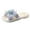 Blue, variant on NOKIO Children'S Slip-On Sandals Girls' Stylish Sandals Girls' Classic Sandals Summer Slippers Kids Girls Bow Flip Flops Rhinestone Children Fashion Slippers Kids Snowflake Slippers