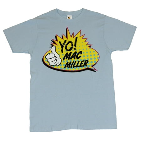 Mac Miller Mens T-Shirt  - Yo Mac Miller MTV Raps Style Logo